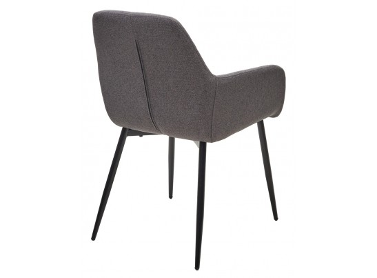 Стул NOVARA Barrel-97 Антрацит, ткань / черный каркас / Товарный знак DISAUR в Каменске-Уральском