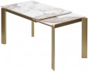 Стол CORNER 120 GLOSS LUXURY PANDORA SOLID CERAMIC / шампань, ®DISAUR