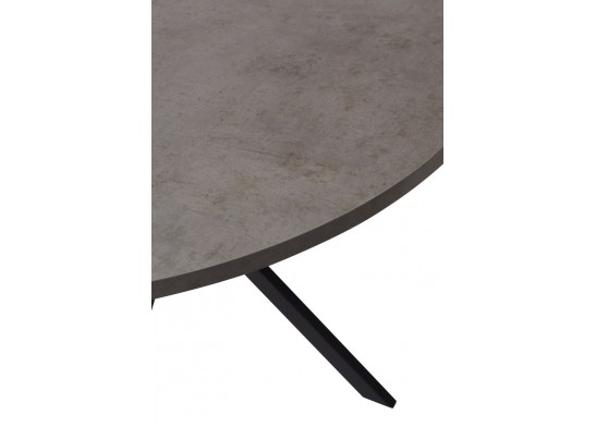 Стол ВЕГА D110 раскладной Бетон Чикаго темно-серый/ черный каркас БЕЗ НДС в Каменске-Уральском
