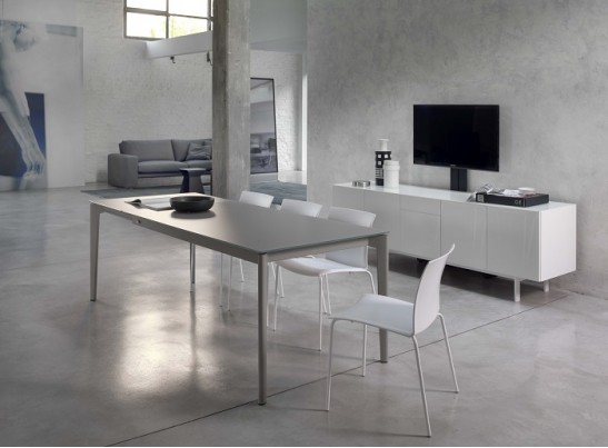 Стол DOTO (20.10) M306/ M306 белый/ С180S TOP+EXT velvet white в Каменске-Уральском
