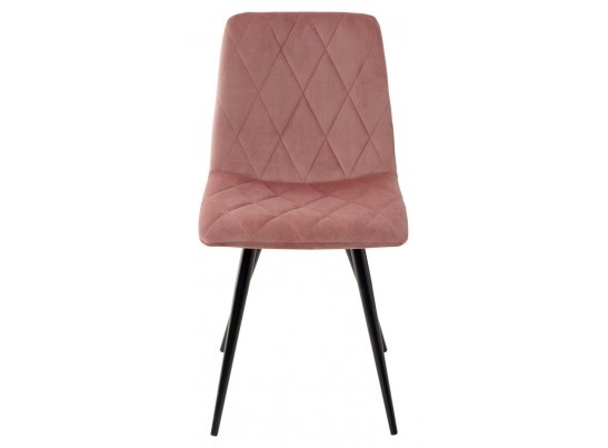 Стул CHILLI-X РОЗОВЫЙ #15, велюр / черный каркас в Каменске-Уральском