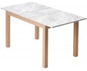 Стол TME-6931 MBH SWEDEN белый мрамор / MILKY WHITE M-City в Каменске-Уральском
