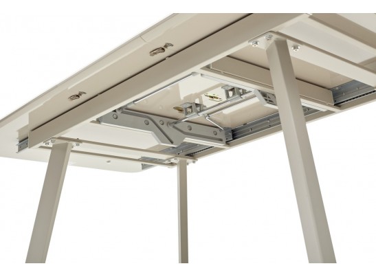 Стол ARUBA 140 CAPPUCСINO/ CAPPUCСINO глянцевое стекло в Каменске-Уральском