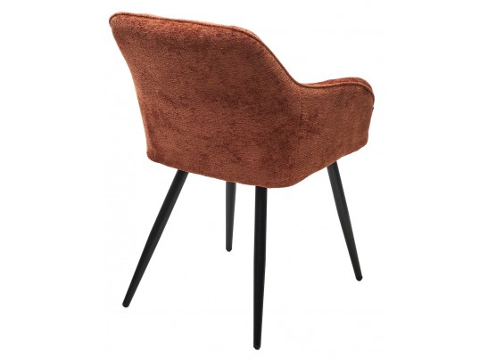 Стул REFLET 3018-09 терракотовый, шенилл / черный каркас, ®DISAUR в Каменске-Уральском