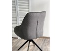 Стул TORNADO 360 град. Серый Brego-07, ткань/ темно-серый Modern-454, велюр/ черный каркас, DISAUR в Каменске-Уральском