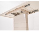 Стол ALTA 140 BEIGE / супер бежевое глянцевое стекло в Каменске-Уральском
