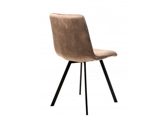 Стул ARFA UF912-10B античный бежевый, велюр без "пальчикового" эффекта/ черный каркас, ®DISAUR в Каменске-Уральском