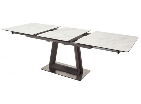 Стол OSVALD 160 MARBLES KL-99 Белый мрамор, итальянская керамика в Каменске-Уральском