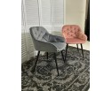 Стул BREEZE BLUVEL-52 PINK/ черный каркас, велюр в Каменске-Уральском