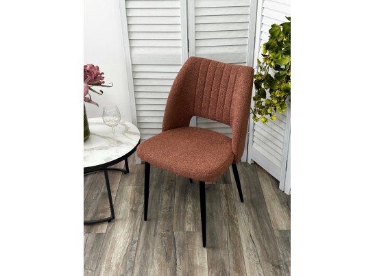 Стул LONDON UF995-05 карамельный, букле / черный каркас / Товарный знак DISAUR в Каменске-Уральском