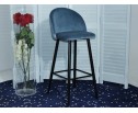 Барный стул MALIBU пудровый синий, велюр G108-56 в Каменске-Уральском