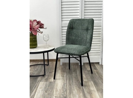 Стул COMO UF998-11 малахит, букле / черный каркас / Товарный знак DISAUR в Каменске-Уральском