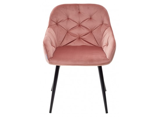 Стул BREEZE BLUVEL-52 PINK/ черный каркас, велюр в Каменске-Уральском