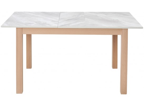 Стол TME-6931 MBH SWEDEN белый мрамор / MILKY WHITE M-City в Каменске-Уральском