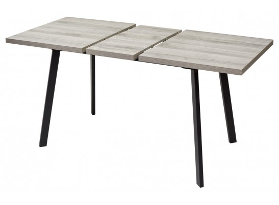 Стол ФИН 120 Дуб Шерман серый/черный каркас в Каменске-Уральском