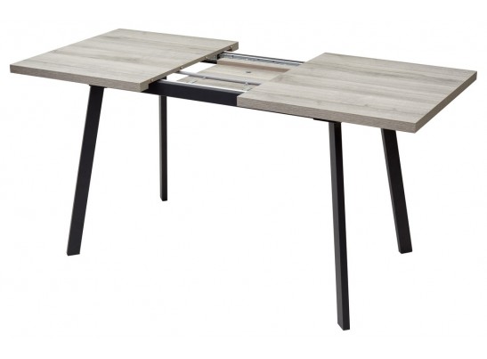 Стол ФИН 120 Дуб Шерман серый/черный каркас в Каменске-Уральском