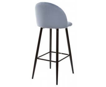 Барный стул MALIBU пудровый синий, велюр G108-56 