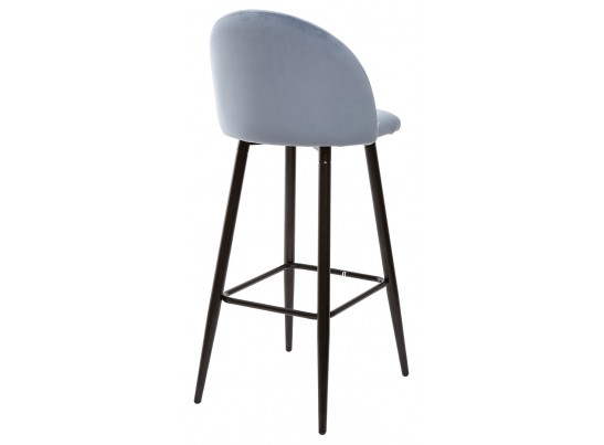 Барный стул MALIBU пудровый синий, велюр G108-56 в Каменске-Уральском