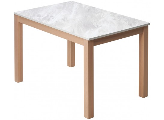 Стол TME-6931 MBH SWEDEN белый мрамор / MILKY WHITE M-City в Каменске-Уральском