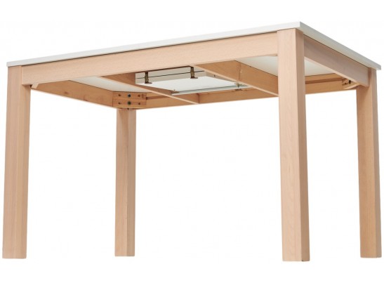 Стол TME-6931 MBH SWEDEN белый мрамор / MILKY WHITE M-City в Каменске-Уральском