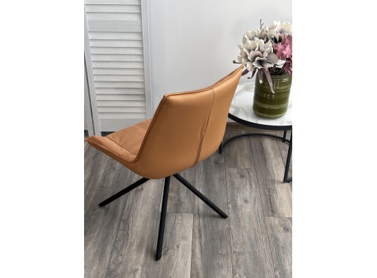 Стул ОСЛО Atmocfera 240 Оранжевый / Orakul 542 Оранжевый / Черный каркас в Каменске-Уральском