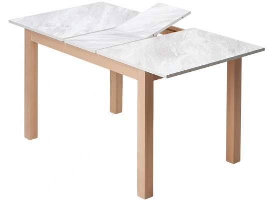 Стол TME-6931 MBH SWEDEN белый мрамор / MILKY WHITE M-City в Каменске-Уральском