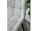 Стул CHIC HE622-20/ HE622-22 светло-серый, ткань/ черный каркас в Каменске-Уральском
