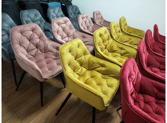 Стул HOLLA BLUVEL-59 BERRY, велюр M-City в Каменске-Уральском