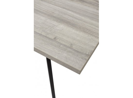 Стол ФИН 120 Дуб Шерман серый/черный каркас в Каменске-Уральском