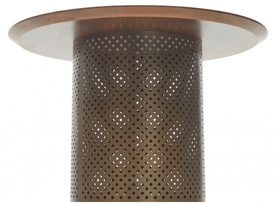 Стол RAFAEL 120 Орех 3001 МДФ / Бронза, ®DISAUR в Каменске-Уральском