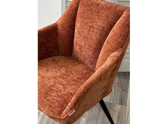 Стул REFLET 3018-09 терракотовый, шенилл / черный каркас, ®DISAUR в Каменске-Уральском