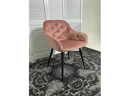 Стул BREEZE BLUVEL-52 PINK/ черный каркас, велюр в Каменске-Уральском