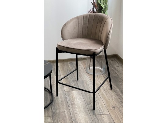 Полубарный стул WENDY BLUVEL-40 BEIGE (H=65), велюр в Каменске-Уральском