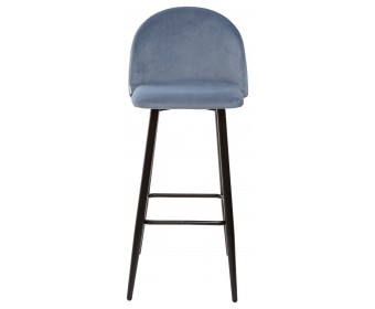 Барный стул MALIBU пудровый синий, велюр G108-56 