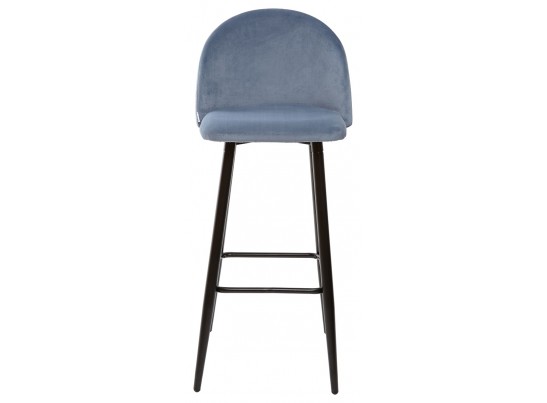 Барный стул MALIBU пудровый синий, велюр G108-56 в Каменске-Уральском