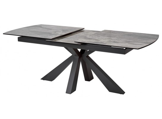 Стол ROVIGO 170 ITALIAN DARK GREY Серый мрамор глянцевый, керамика/ GREY1 каркас в Каменске-Уральском