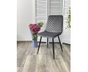 Стул DUKE BLUVEL-14 GREY, велюр / черный каркас в Каменске-Уральском