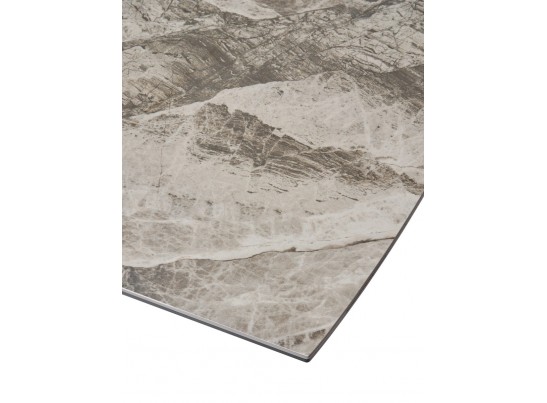 Стол ROVIGO 170 ITALIAN DARK GREY Серый мрамор глянцевый, керамика/ GREY1 каркас в Каменске-Уральском