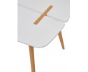 Стол OXALIS 120 белый/массив бука в Каменске-Уральском