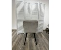 Стул BRANDY WZ2042-19 галечный серый фактурный велюр/ черный каркас в Каменске-Уральском