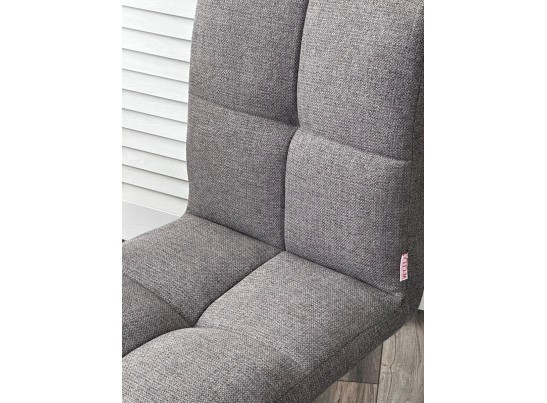 Стул SALLIE 360 град. поворот. VT6037-16 серый, ткань/ черный / Товарный знак DISAUR в Каменске-Уральском