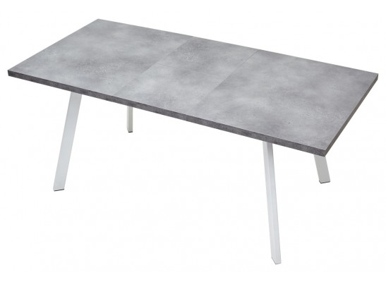 Стол BRICK M 120 Бетон Портленд/ Белый в Каменске-Уральском