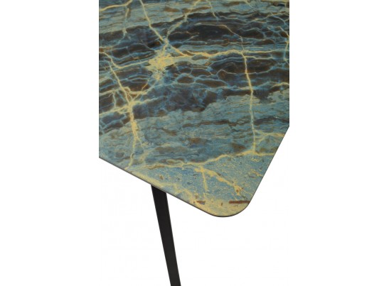 Стол АРУБА 140 ШТОРМ, стекло / ЧЕРНЫЙ в Каменске-Уральском