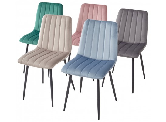 Стул DUBLIN G108-15 пепел розы, велюр / темно-серый каркас в Каменске-Уральском