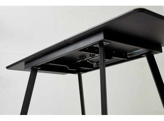 Стол АРУБА 140 ШТОРМ, стекло / ЧЕРНЫЙ в Каменске-Уральском