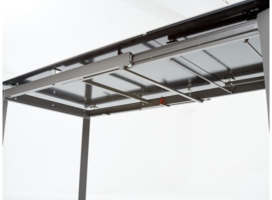 Стол CORNER 120 ITALIAN DARK GREY Серый мрамор глянцевый, керамика/ GREY1 в Каменске-Уральском