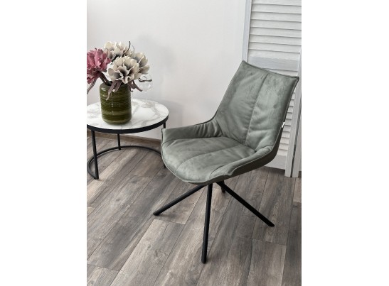 Стул ОСЛО Atmocfera 695 Зеленый / Orakul 695 Зеленый / Черный каркас M-City в Каменске-Уральском