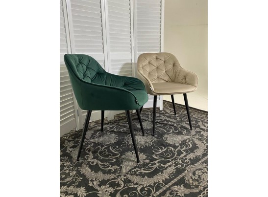 Стул BREEZE BLUVEL-78 GREEN, велюр / черный каркас, велюр в Каменске-Уральском