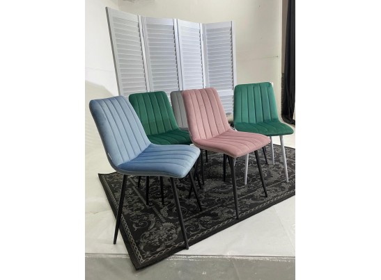 Стул DUBLIN G108-15 пепел розы, велюр / темно-серый каркас в Каменске-Уральском