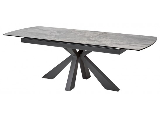 Стол ROVIGO 170 ITALIAN DARK GREY Серый мрамор глянцевый, керамика/ GREY1 каркас в Каменске-Уральском